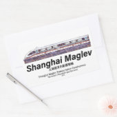 Sticker Rectangulaire Train rapide à grande vitesse SMT Maglev Shanghai (Enveloppe)