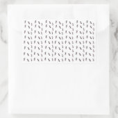 Sticker Rectangulaire Traînées heureuses - fourmi #1 (Sac)