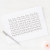 Sticker Rectangulaire Traînées heureuses - fourmi #1 (Enveloppe)
