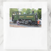 STICKER RECTANGULAIRE TRAINS À VAPEUR (Sac)