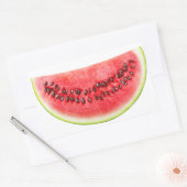 Sticker Rectangulaire Tranches de pastèque (Enveloppe)