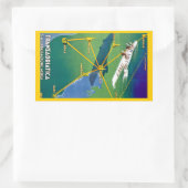 Sticker Rectangulaire Transadriatica Navigazione Aerea (Sac)