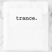 Sticker Rectangulaire transe. (Sac)