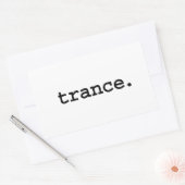 Sticker Rectangulaire transe. (Enveloppe)