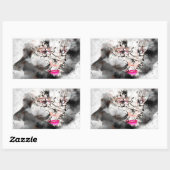 STICKER RECTANGULAIRE TRAVERSER L'ART CRÉATIF (Feuille)