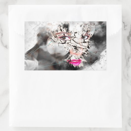 STICKER RECTANGULAIRE TRAVERSER L'ART CRÉATIF (Sac)