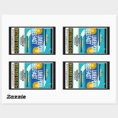 Sticker Rectangulaire Traversier Liverpool - Belfast (Feuille)