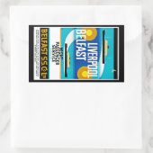 Sticker Rectangulaire Traversier Liverpool - Belfast (Sac)