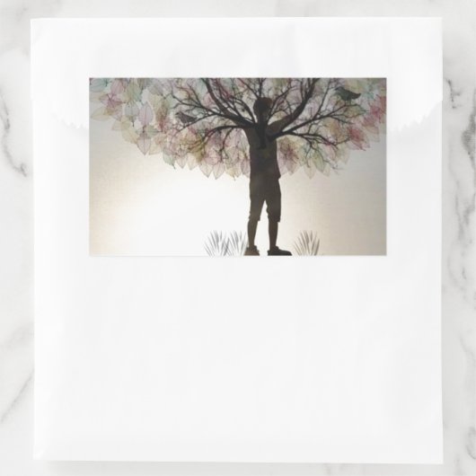 Sticker Rectangulaire Tree of Life (Sac)