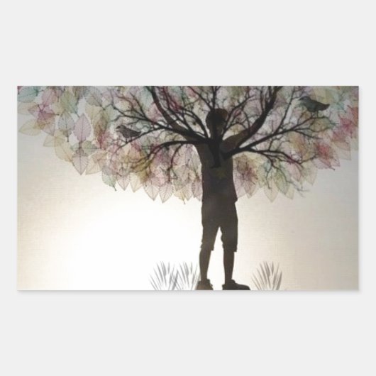 Sticker Rectangulaire Tree of Life (Devant)