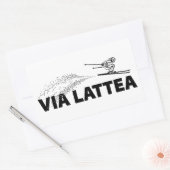 Sticker Rectangulaire Tremplin de saut à ski Via Lattea (Enveloppe)