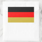 Sticker Rectangulaire Tricolor allemand alternatif (Sac)