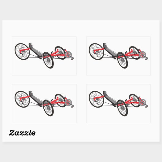 Sticker Rectangulaire Trike (Feuille)