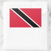 Sticker Rectangulaire Trinité-et-Tobago (Sac)