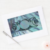 Sticker Rectangulaire Triple Moon Goddess Gaia Art Sorcière verte (Enveloppe)