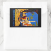Sticker Rectangulaire Tripoli - Libia (Libye) (Sac)