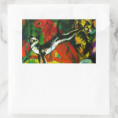 Sticker Rectangulaire Trois chats (Sac)