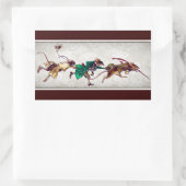 Sticker Rectangulaire Trois souris aveugles (Sac)