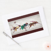 Sticker Rectangulaire Trois souris aveugles (Enveloppe)