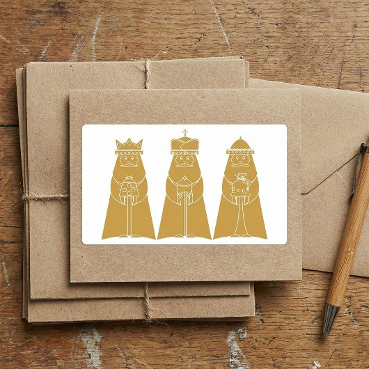 Sticker Rectangulaire Trois Wisters