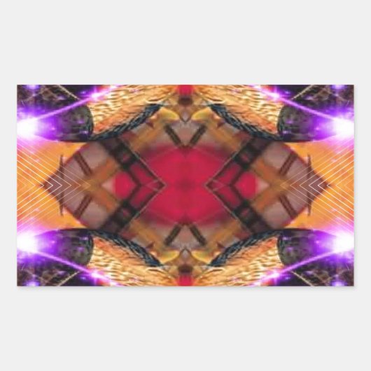 Sticker Rectangulaire Troisième oeil (Devant)