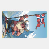 Sticker Rectangulaire Troll norvégien (Devant)