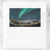 Sticker Rectangulaire Tromso Northern Lights (Sac)