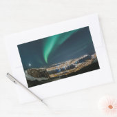 Sticker Rectangulaire Tromso Northern Lights (Enveloppe)