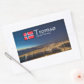 Sticker Rectangulaire Tromso Norvège (Enveloppe)
