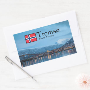 Sticker Rectangulaire Tromso Norvège