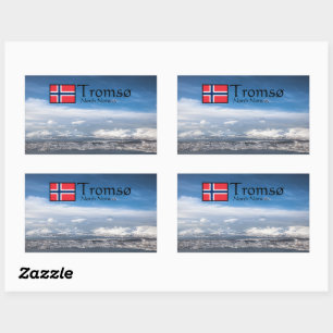 Sticker Rectangulaire Tromso Norvège
