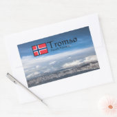 Sticker Rectangulaire Tromso Norvège (Enveloppe)