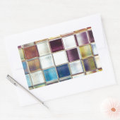 Sticker Rectangulaire Tropical Memories Mosaic Tile (Enveloppe)