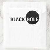 Sticker Rectangulaire Trou noir (Sac)
