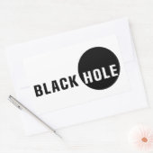 Sticker Rectangulaire Trou noir (Enveloppe)