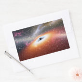 Sticker Rectangulaire Trou noir massif de la NASA (Enveloppe)