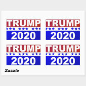Sticker Rectangulaire Trump 2020 (Feuille)