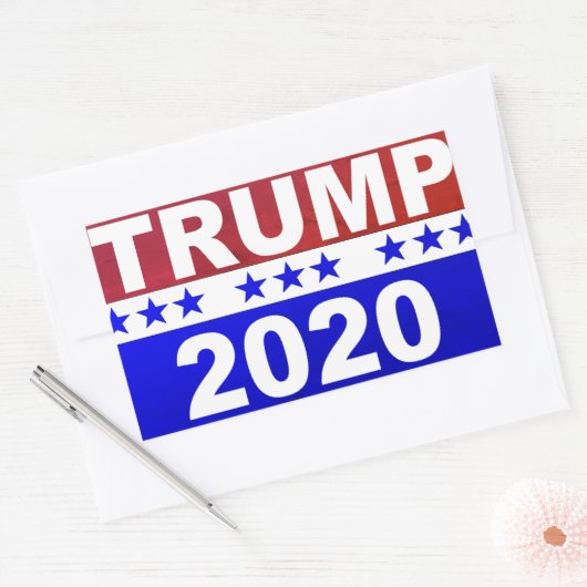 Sticker Rectangulaire Trump 2020 (Enveloppe)