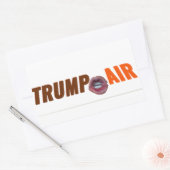 Sticker Rectangulaire Trump Air Au Naturel (Enveloppe)