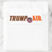 Sticker Rectangulaire Trump Air Au Naturel (Sac)