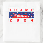 STICKER RECTANGULAIRE TRUMP BOATERS 2024 (Sac)