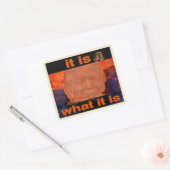 Sticker Rectangulaire Trump C'Est Ce Qu'Il Est (Enveloppe)