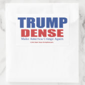 Sticker Rectangulaire Trump Dense 2016 (Sac)