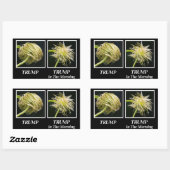 Sticker Rectangulaire Trump Hair (Feuille)