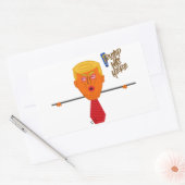 Sticker Rectangulaire Trump Kilroy Dark (Enveloppe)