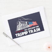 Sticker Rectangulaire Trump train (Enveloppe)