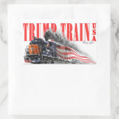 Sticker Rectangulaire Trump Train 2024 (Sac)