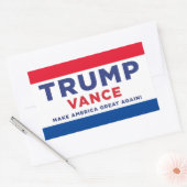 Sticker Rectangulaire Trump Vance (Enveloppe)