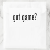 Sticker Rectangulaire tu as du jeu ? (Sac)