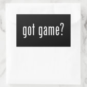 Sticker Rectangulaire tu as du jeu ? (Sac)